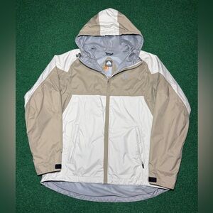 Nike ACG Fit Storm Earth Tone M/L 24x27 Outdoor Biege Hiking Full Zip Jacket